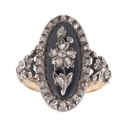 Late 18th Century Diamond-Set Ring