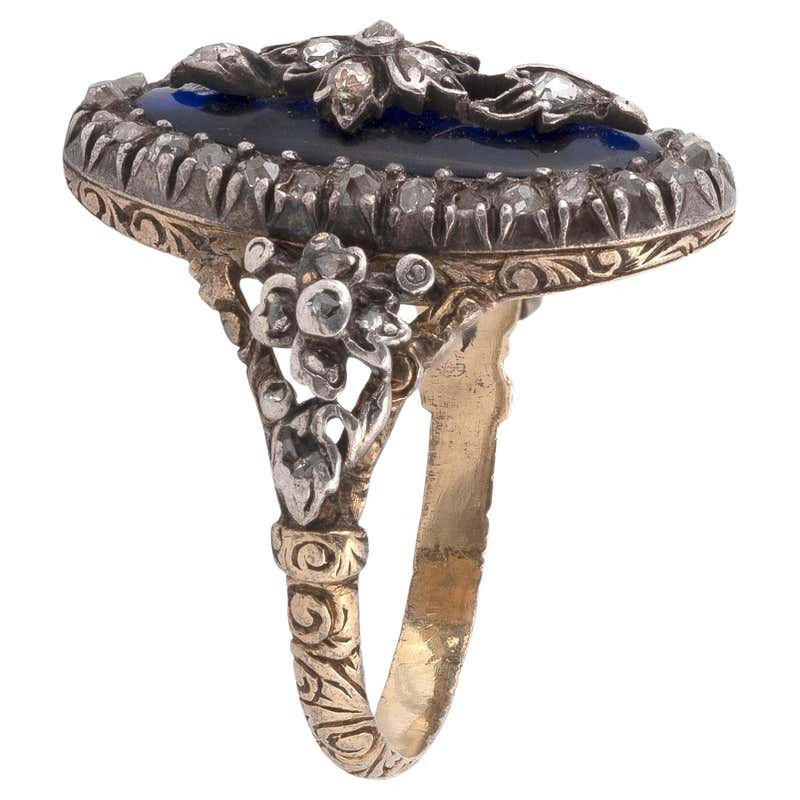 spion Onheil aanvaardbaar Late 18th Century Diamond-Set Ring