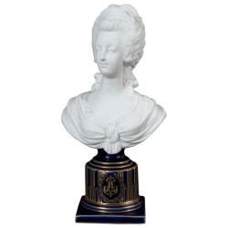 Sèvres Style Bisque Porcelain Bust of Marie Antoinette, Early 20th Century