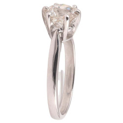 Old Cut Diamond 2,2ct Single-Stone Ring