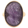 18th-Century Amethyst Cameo of the Bust of Niobe Ring