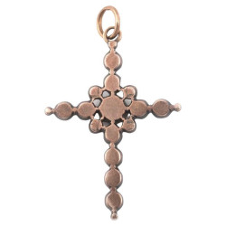 A Georgian Diamond-set Cross Pendant