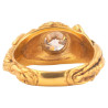 Art Nouveau Revival Diamond Men's Ring