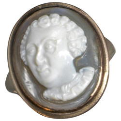 Renaissance Agate Cameo Ring Alessandro de' Medici
