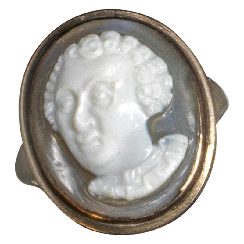 Renaissance Agate Cameo Ring Alessandro de' Medici