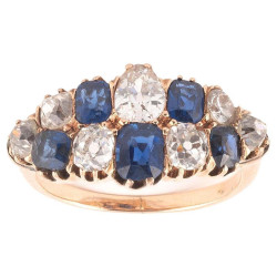 Antique Sapphire and...