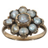 18th Century Fede Natural Pearl Gold Ring
