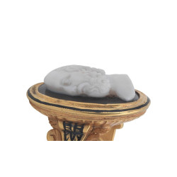 Late 18th Century Agate Cameo Platone Ring Later Mounted By Codognato