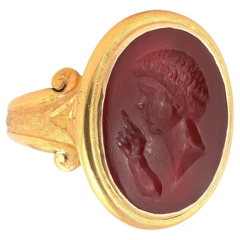 Late 18th Century Intaglio Later Gold Mounted Ring