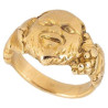 18 Karat Yellow Gold Bacchus Ring by Edouard Aimé Arnould, circa 1900