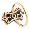 Art Deco Onyx and Diamond Ring
