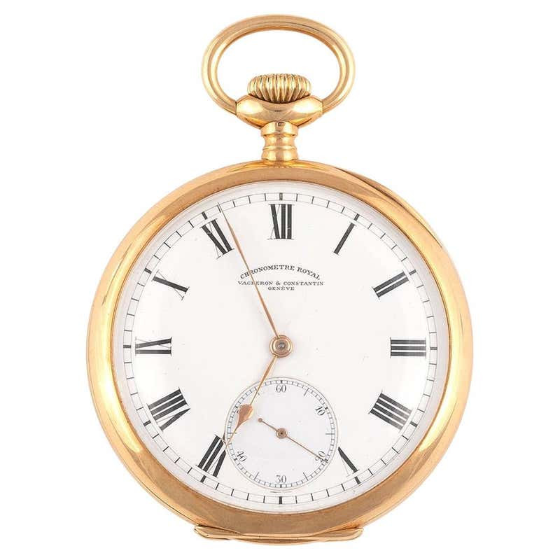 Vacheron Constantin, a Fine and Large Yellow Gold Open Face Keyless Pocket Watch