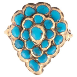 18th Century Turquoise Gold...
