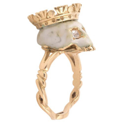 18kt Yellow Gold Enamel And...