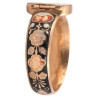Late 18th Century Enamel Gold Ring with A Secret Compartment