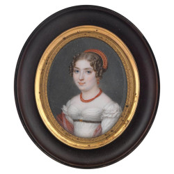 Miniature Jean-Baptiste Couvelet French 1772-1830