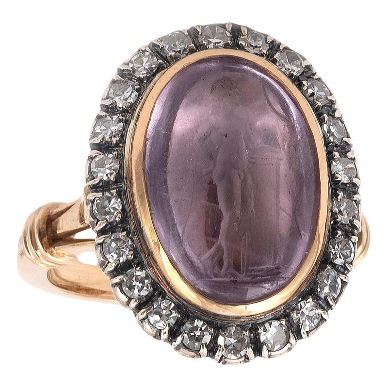 Seventeenth Century Amethyst Intaglio Ring