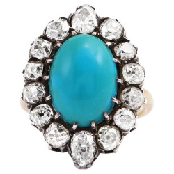 A Victorian Turquoise And...