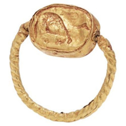 Ancient 22ct Gold Ring With...