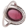 Pink Tourmaline and Diamond Ring