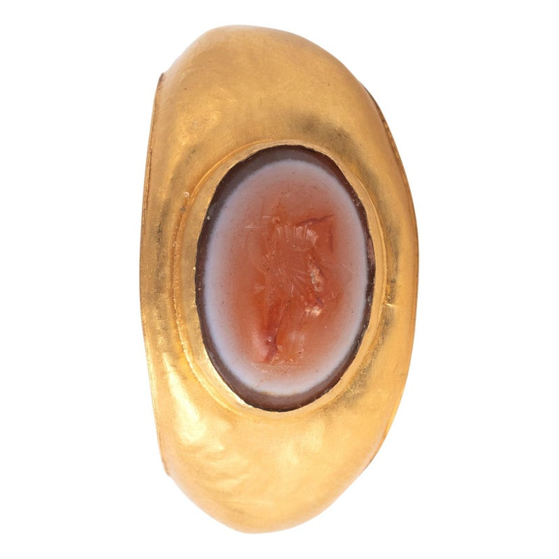 Roman Hollow Intaglio Ring circa 3rd century