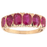 3.05ct Burma six ruby ​​ring from the mid-20th century, circa 1940's