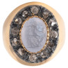 Chalcedony Roman Intaglio Ring of Jupiter 2nd-3rd Century A.D.