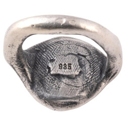 Antique 19th Century Silver and Gold Medusa Cameo Ring