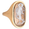 Gold Agate Cameo Ring Depicting Eurydice 17th Century