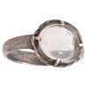 18th Century Jewish Rock Crystal Intaglio Ring
