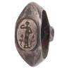 Silver Intaglio Ring With Roman Divinity 3rd-4th Century AD