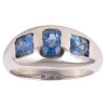 1.75ct Ceylon Sapphire Three Stone Ring
