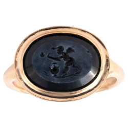 A Roman Nicolo Intaglio Of...