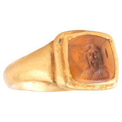 Byzantine Gold Ring with...