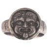 Silver Ring set with Ancient Gorgon Head’s coin circa 350-300 BC