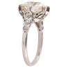 Art Deco Single Stone 3.4ct Old Mine Cut Diamond Ring Circa 1920's