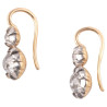 Early 20th Century Pair Of 2.75ct Old-Cut Diamond Earrings