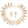 Etruscan Revival Necklace and Earrings suite circa 1860
