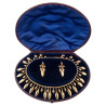 Etruscan Revival Necklace and Earrings suite circa 1860