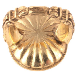 Renaissance Gold And Agate Cameo Ring Depicting Homer