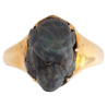Labradorite Cameo ring of a Monkey 19th Century