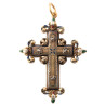 Renaissance Enamel Emerald & Gold Cross Pendant Late 16th Century
