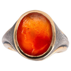 Silver & Gold Carnelian...