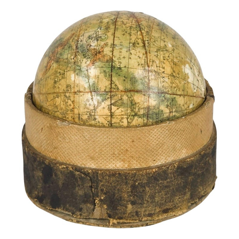 3-Inch Pocket Globe Germany Mid 18Th Century
