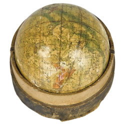 3-Inch Pocket Globe Germany Mid 18Th Century