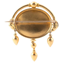 A Castellani Style Archaeological-Revival Brooch, Second Half 19th Century