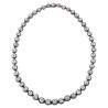 Late 19th century Italian old cut Diamond Riviere Necklace circa 1870