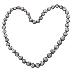 Late 19th century Italian old cut Diamond Riviere Necklace circa 1870