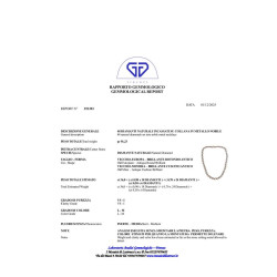 Late 19th century Italian old cut Diamond Riviere Necklace circa 1870