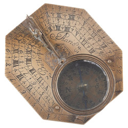 A Brass Butterfield Paris Dial French Circa 1780